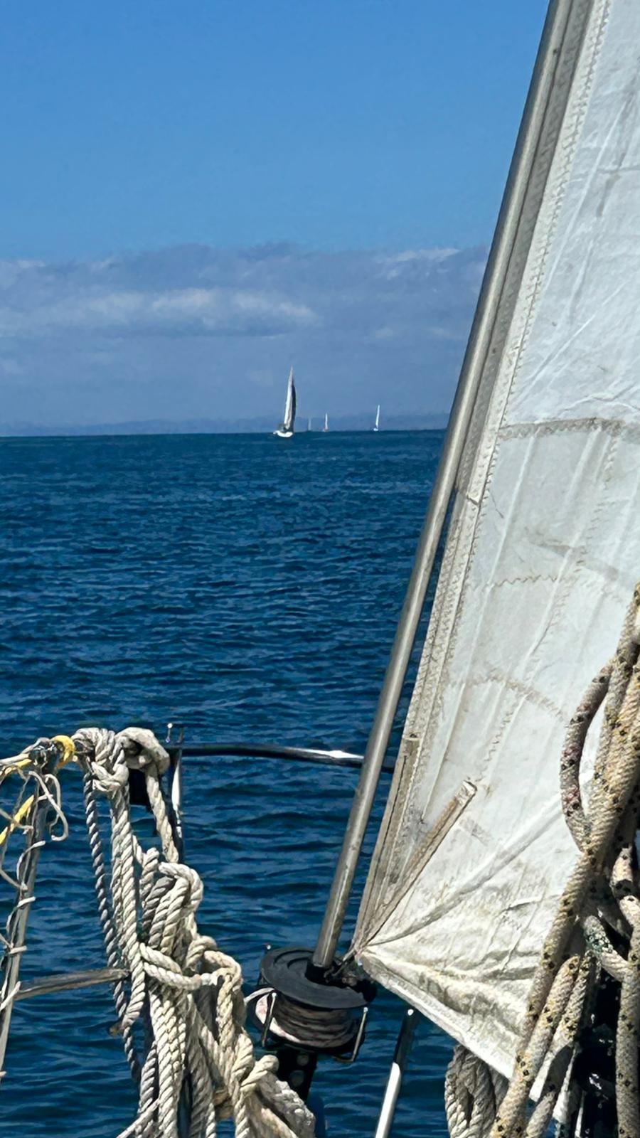 La flota de ADEMAR poniendo rumbo a Ayamonte desde Mazagón